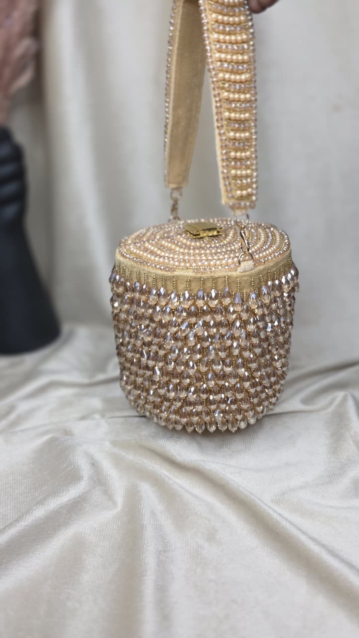VRPS Bucket Bag | Handcrafted Ethnic Bag | SWIS-3417 | Additional Angle