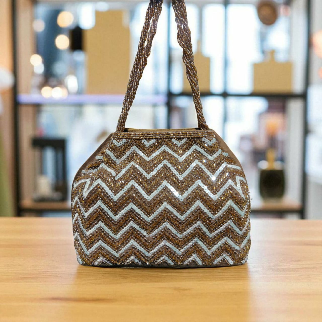 VRPS Bucket Bag | Handcrafted Ethnic Bag | SWIS-3420 | Additional Angle