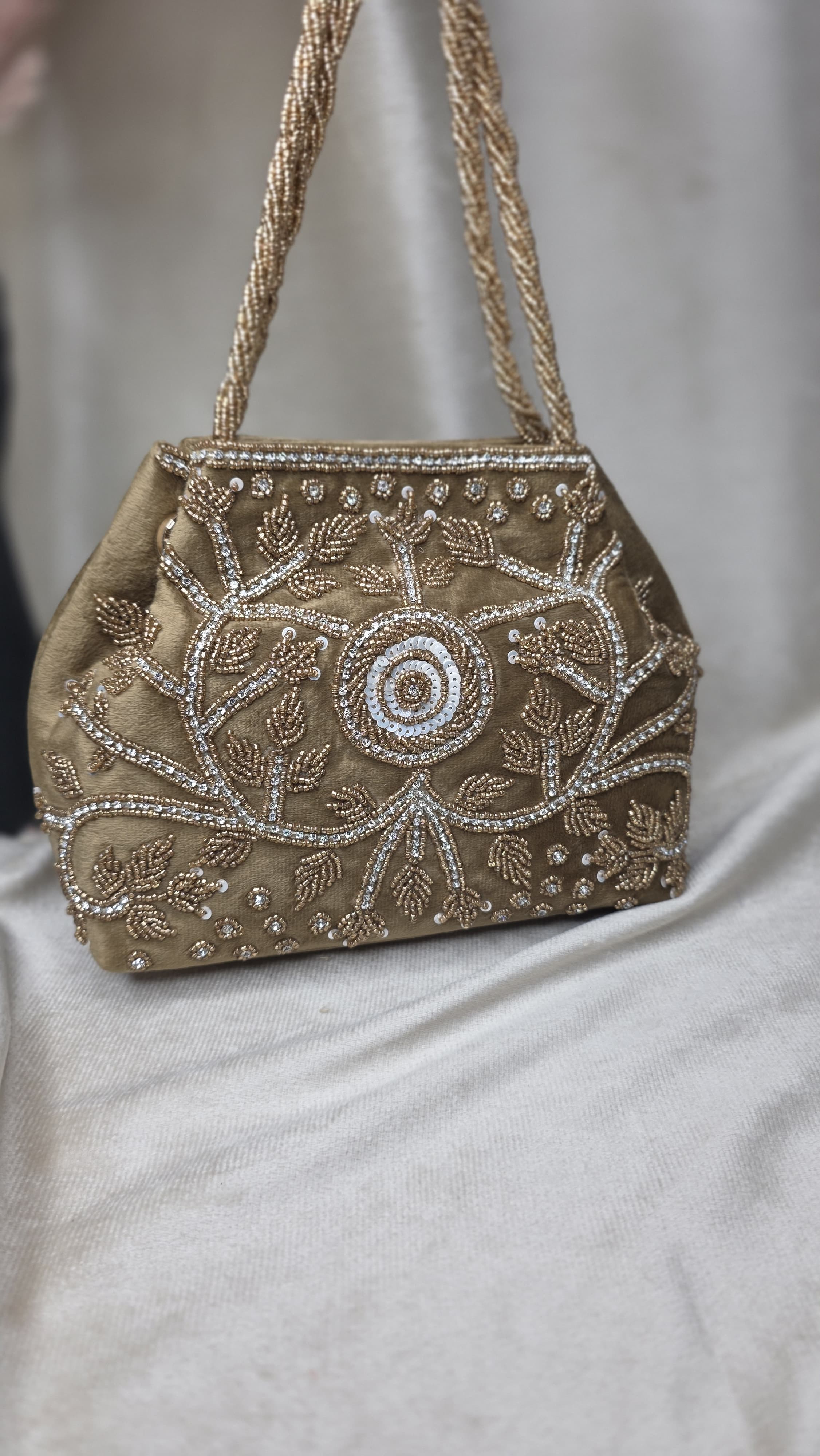VRPS Bucket Bag | Handcrafted Ethnic Bag | SWIS-3425 | Additional Angle