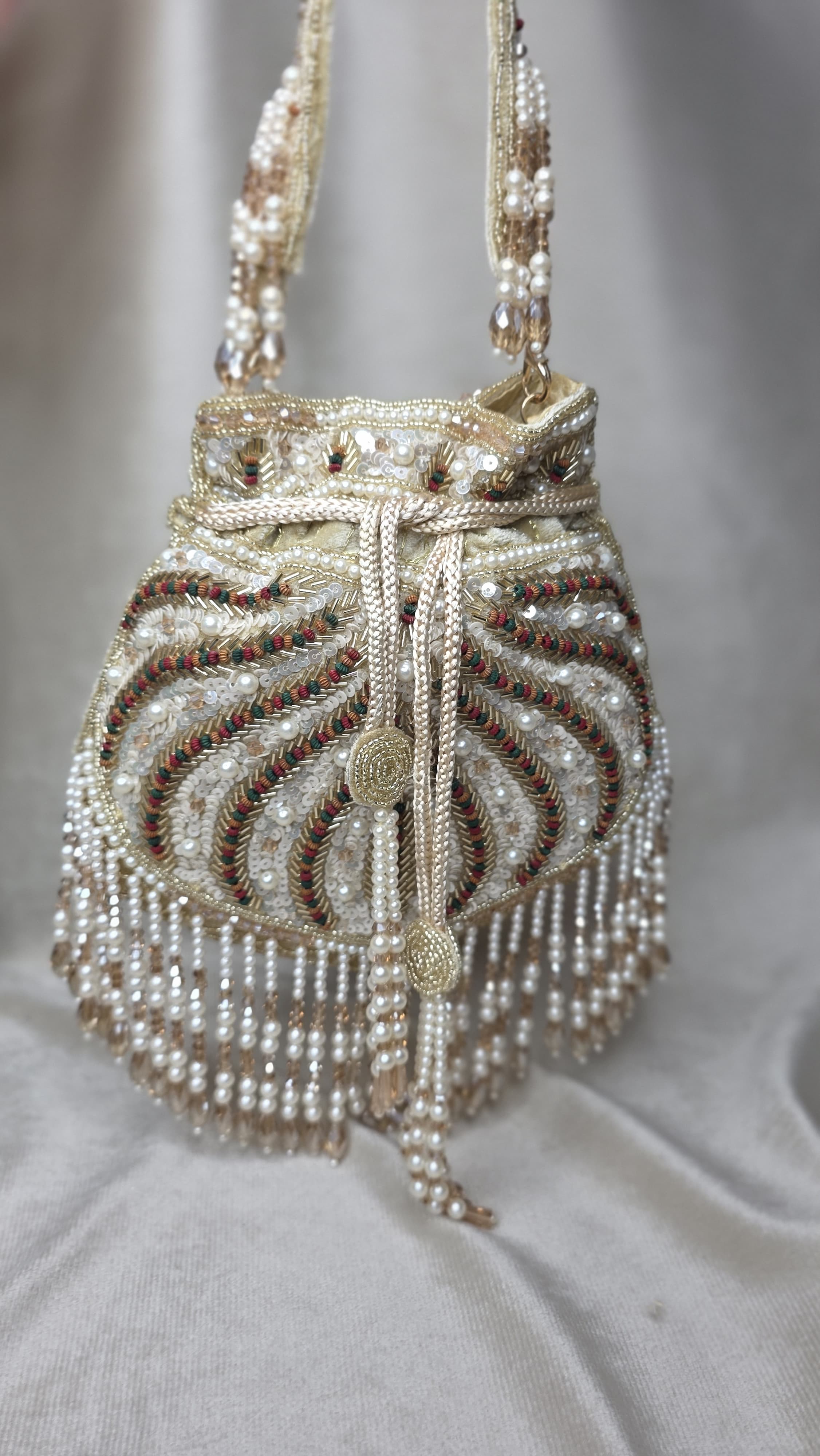 VRPS Potli Bag | Handcrafted Ethnic Bag | SWIS-3428 | Additional Angle