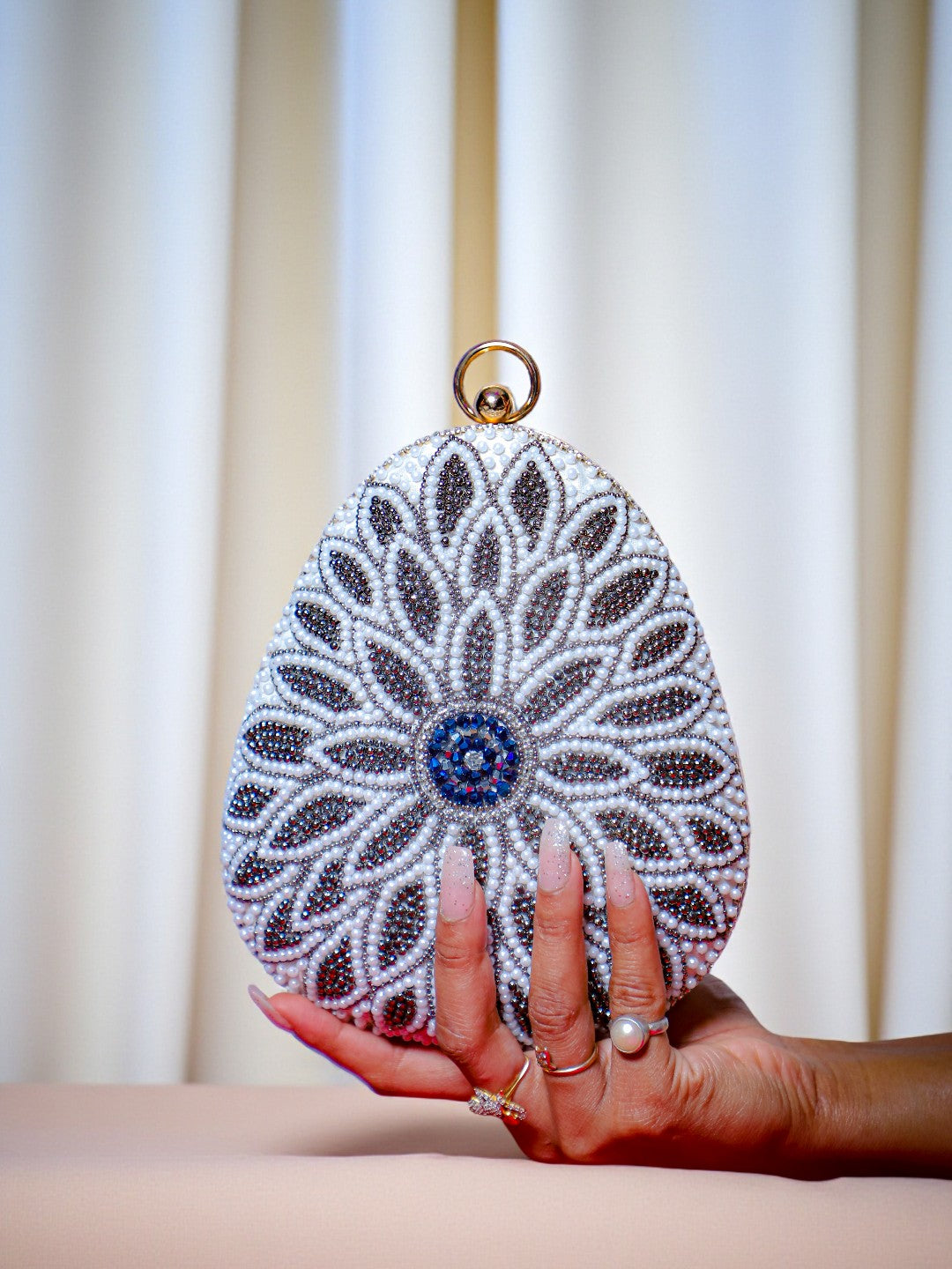 VRPS Embroidered Clutch | Handcrafted Ethnic Bag | SWIS-343 | Additional Angle