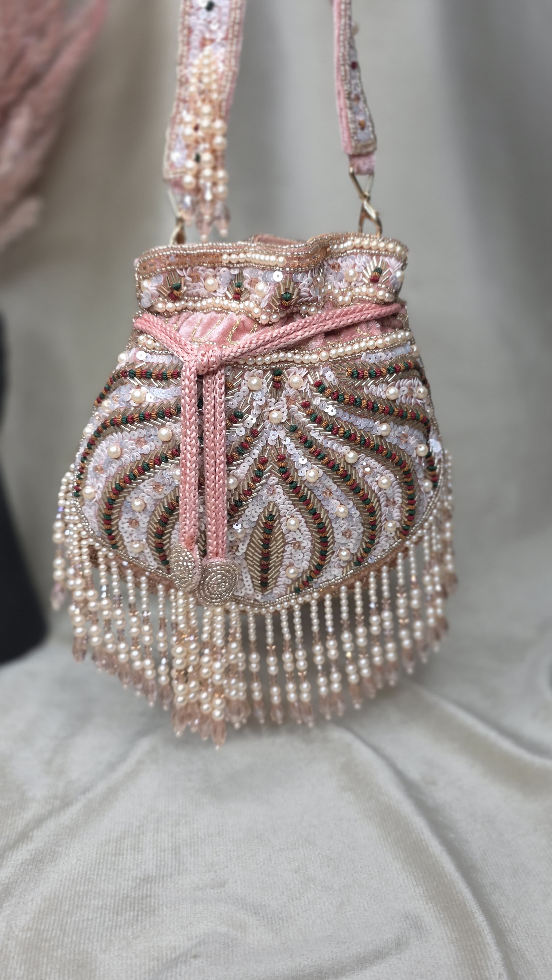 VRPS Potli Bag | Handcrafted Ethnic Bag | SWIS-3430 | Additional Angle