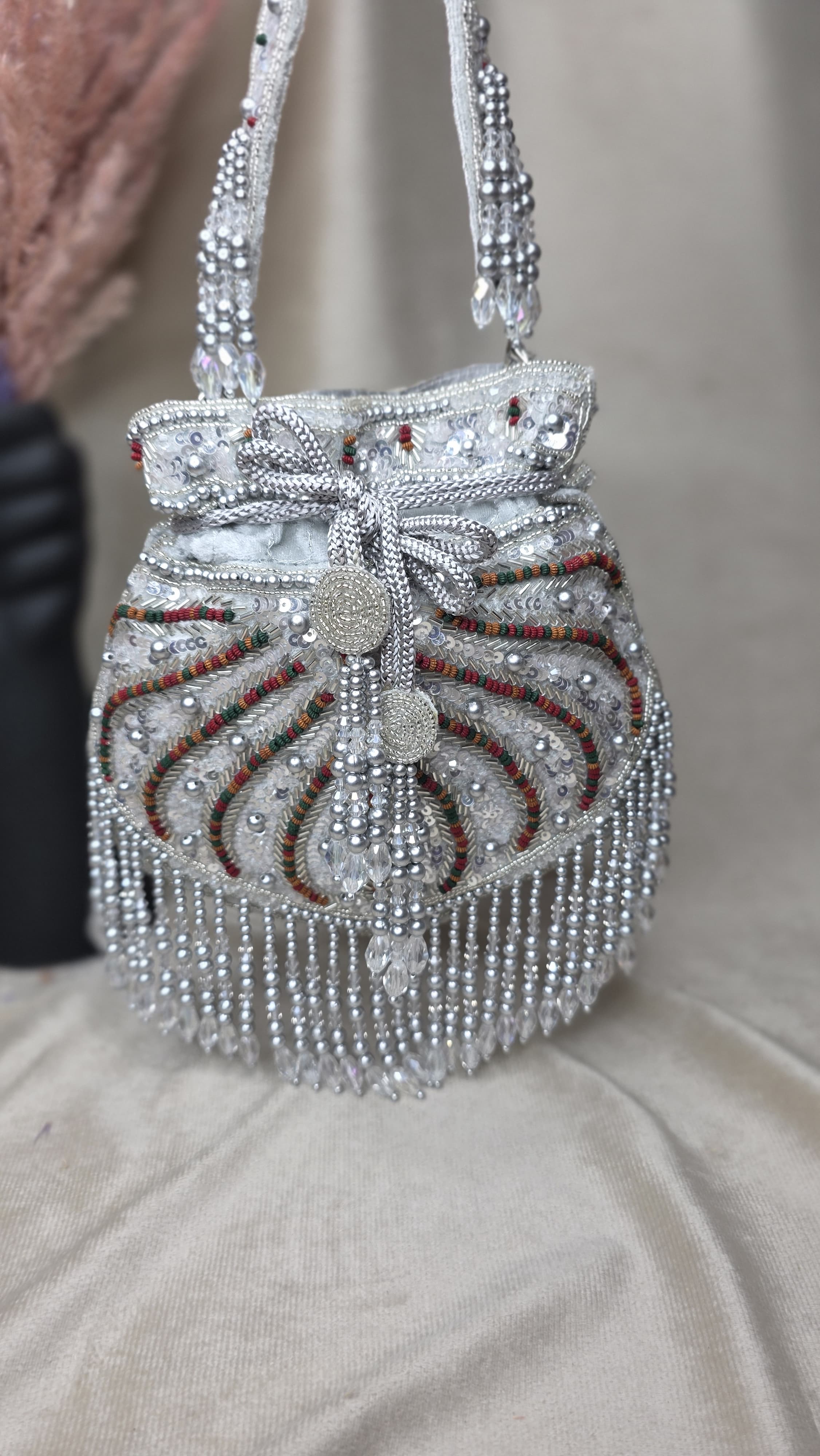 VRPS Potli Bag | Handcrafted Ethnic Bag | SWIS-3431 | Additional Angle