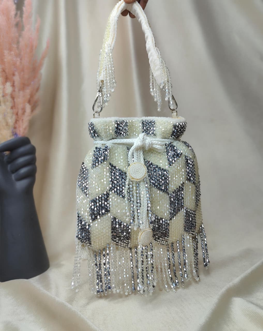 VRPS Potli Bag | Handcrafted Ethnic Bag | SWIS-3434 | Additional Angle