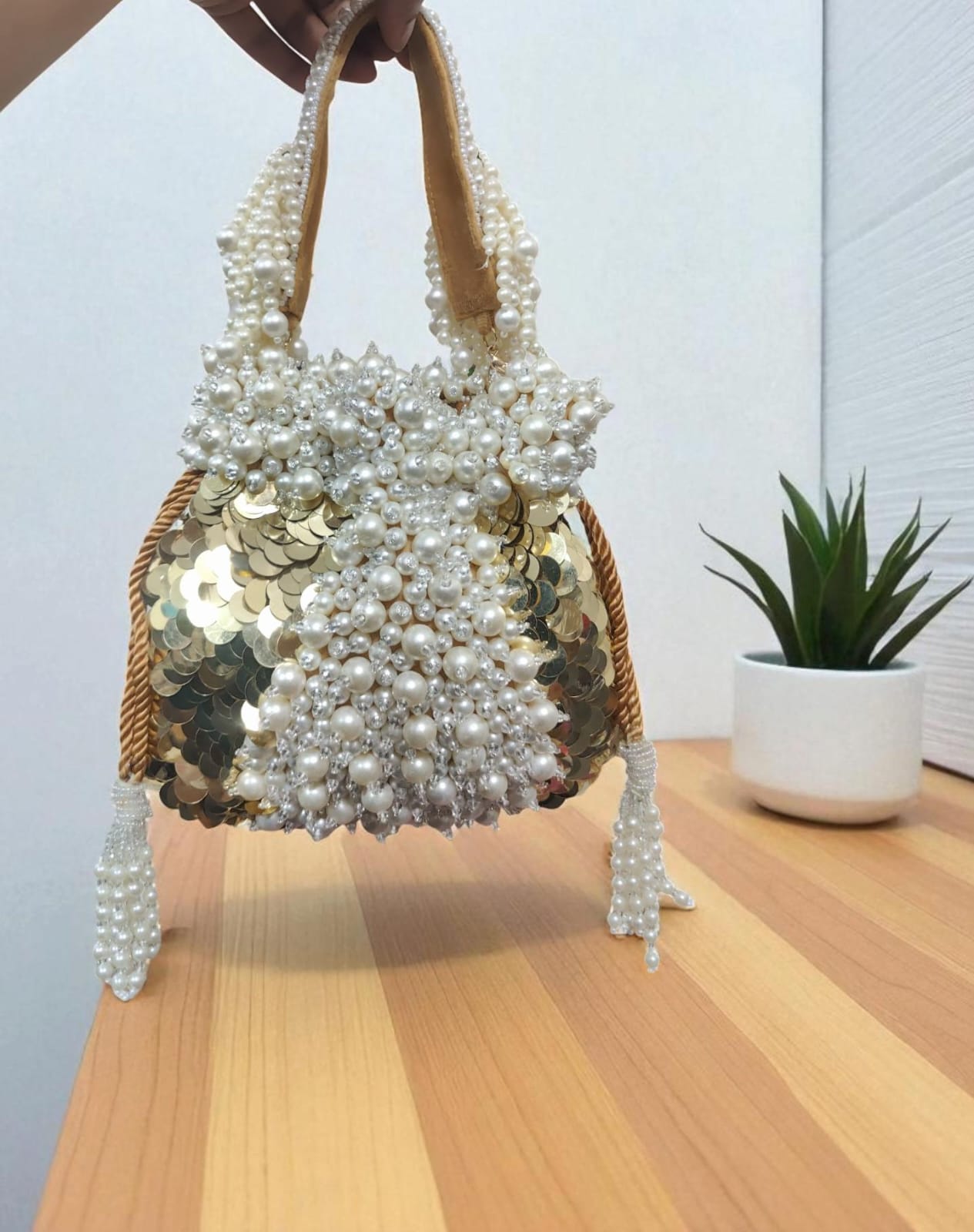 VRPS Potli Bag | Handcrafted Ethnic Bag | SWIS-3468 | Additional Angle