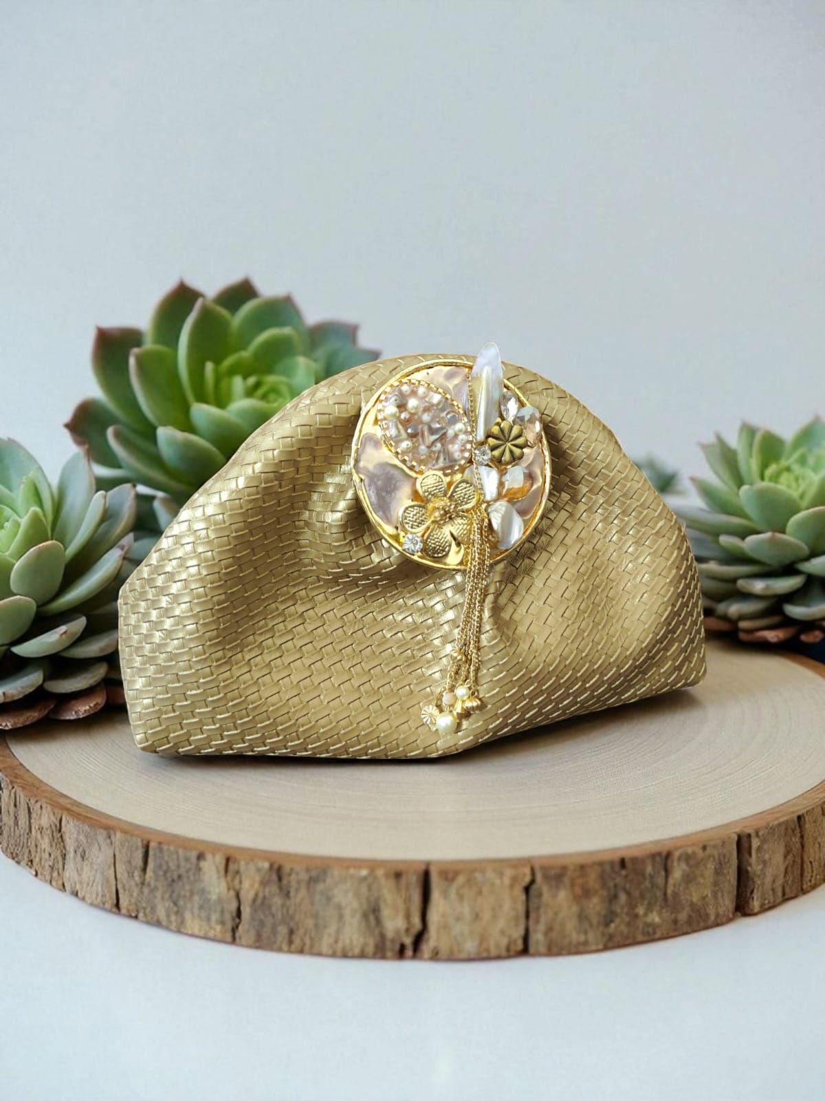 VRPS Classic Clutch | Handcrafted Ethnic Bag | SWIS-3475 | Additional Angle