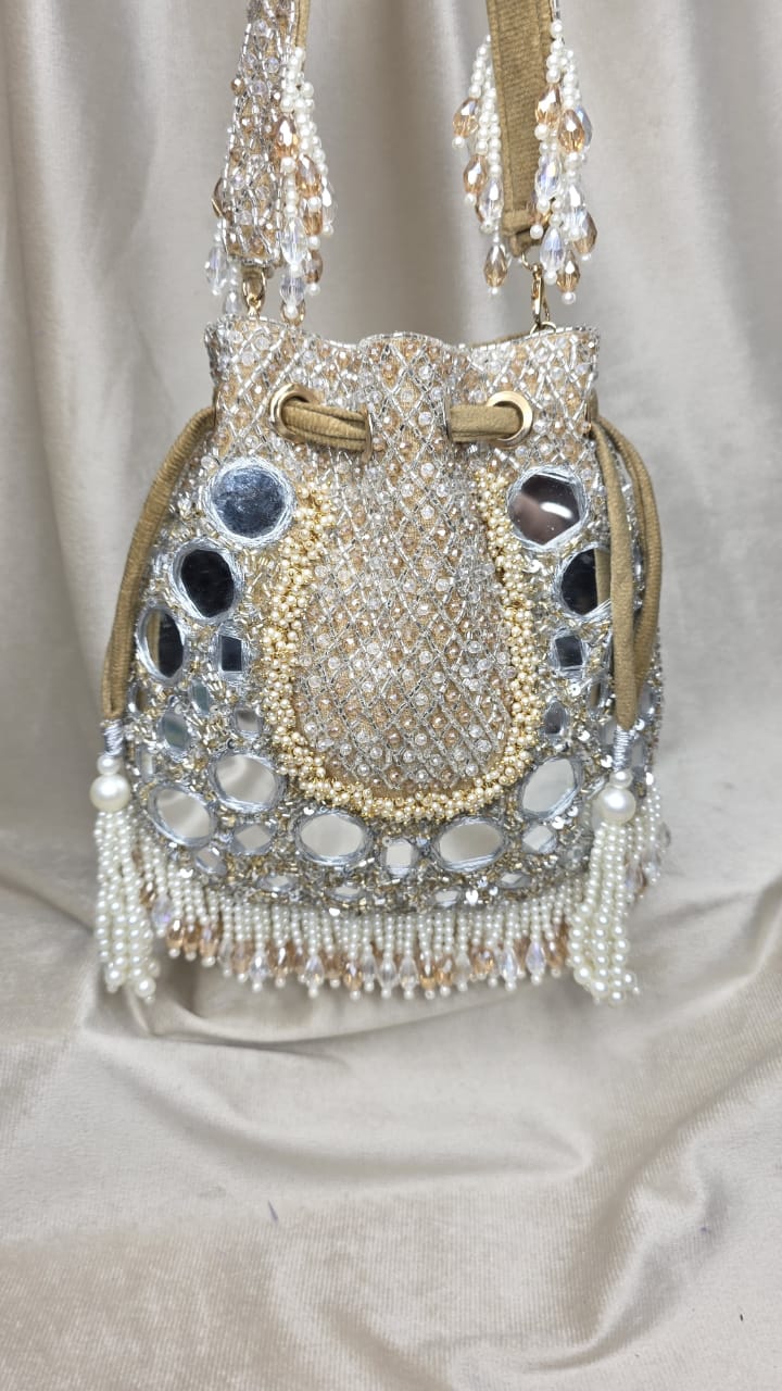 VRPS Potli Bag | Handcrafted Ethnic Bag | SWIS-3492 | Additional Angle