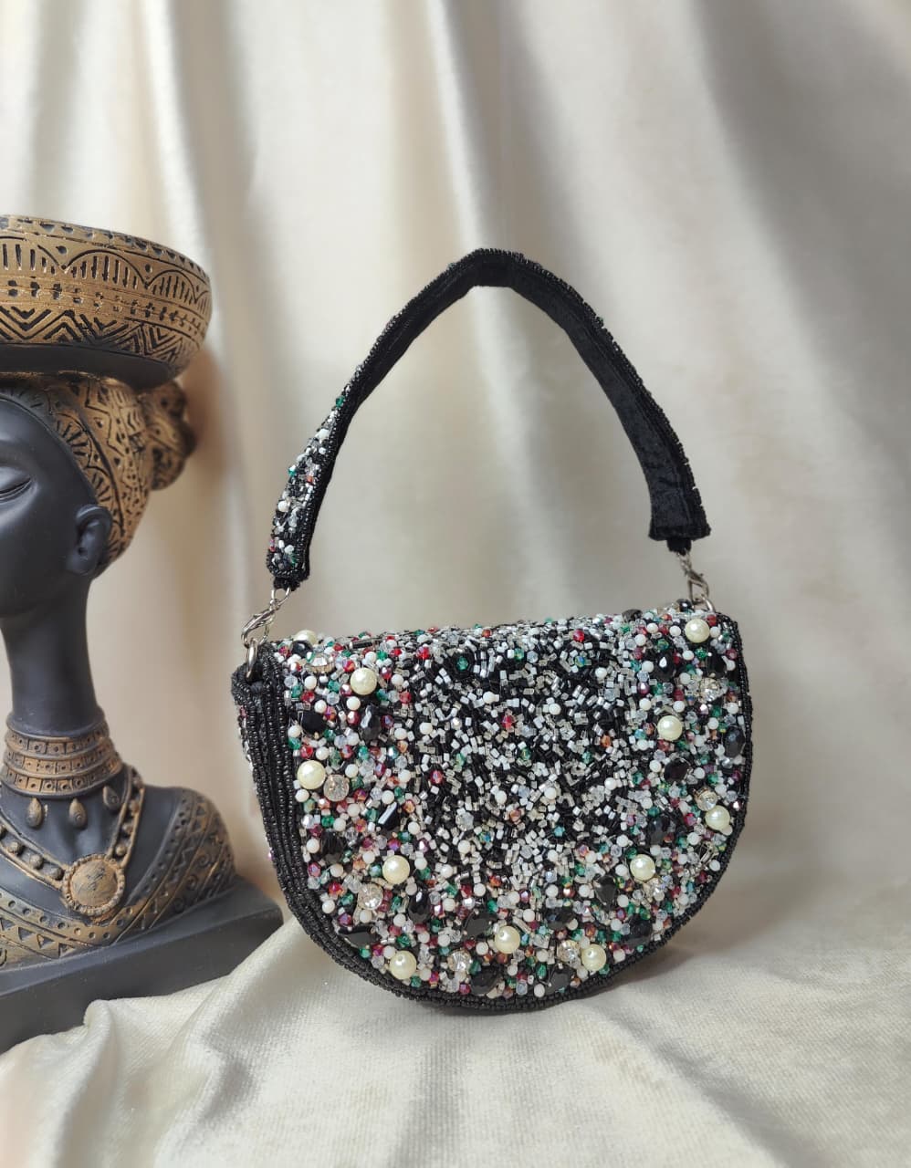 VRPS Flap Bag | Handcrafted Ethnic Bag | SWIS-3513 | Additional Angle