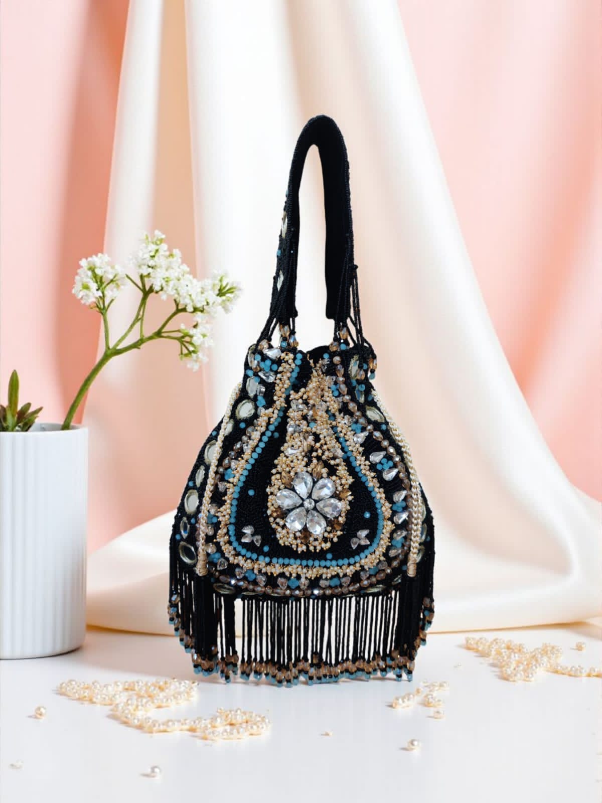 VRPS Potli Bag | Handcrafted Ethnic Bag | SWIS-3519 | Additional Angle