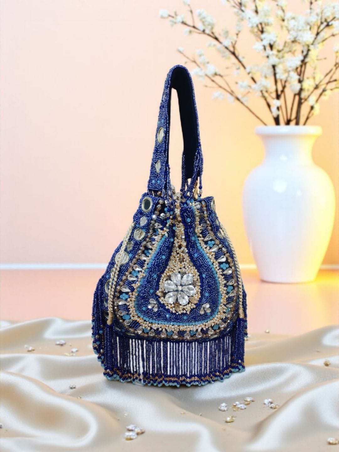 VRPS Potli Bag | Handcrafted Ethnic Bag | SWIS-3522 | Additional Angle