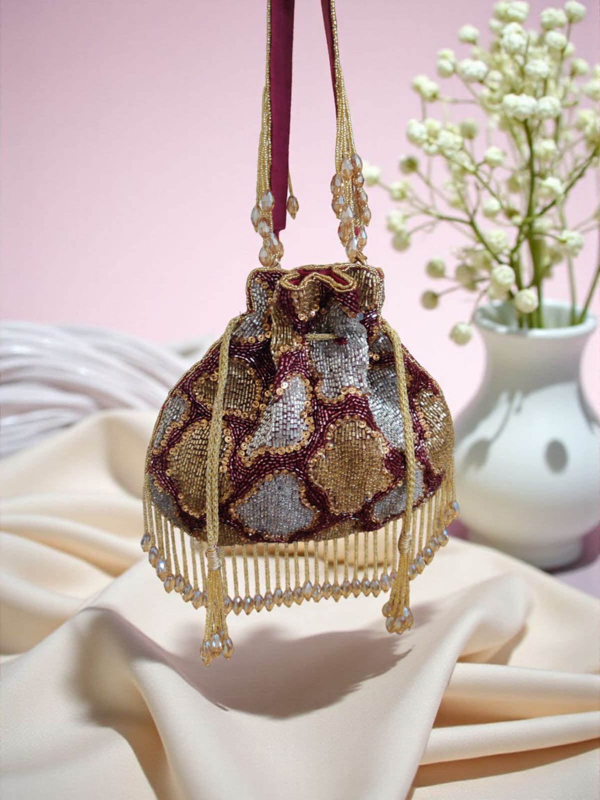 VRPS Potli Bag | Handcrafted Ethnic Bag | SWIS-3530