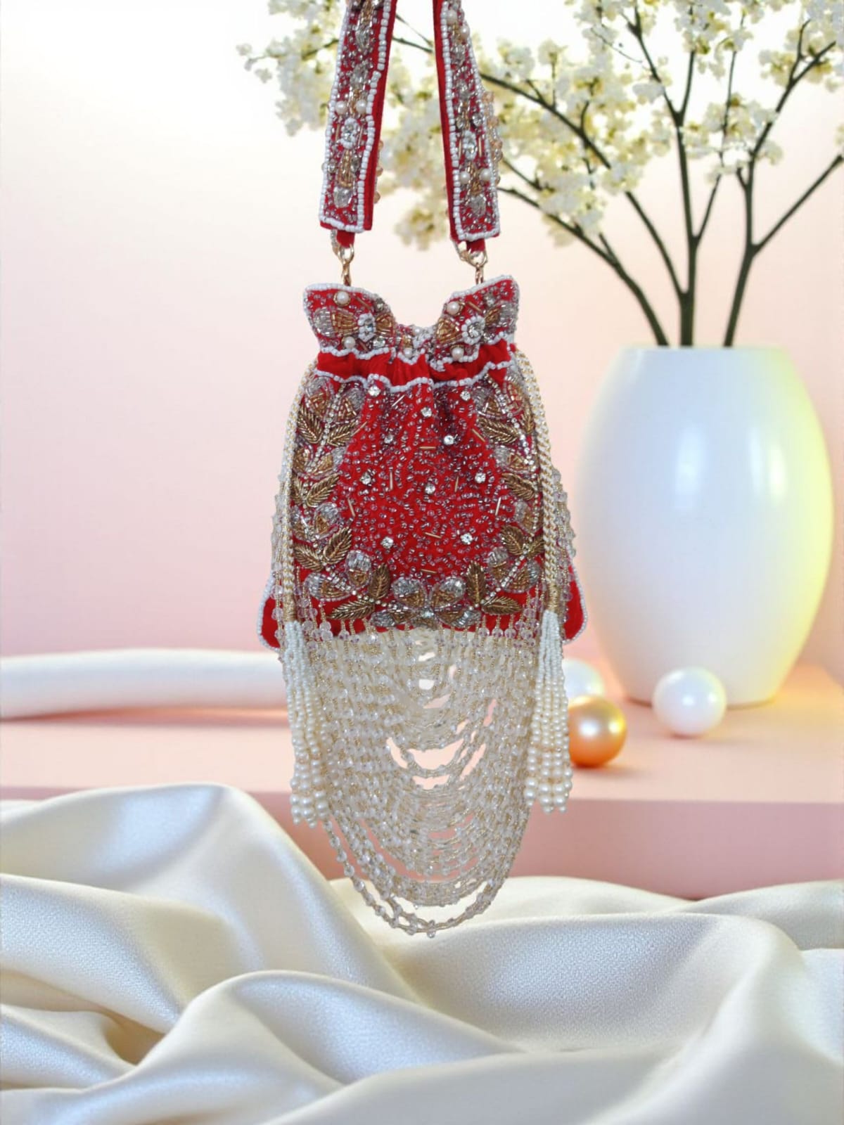 VRPS Potli Bag | Handcrafted Ethnic Bag | SWIS-3536 | Additional Angle