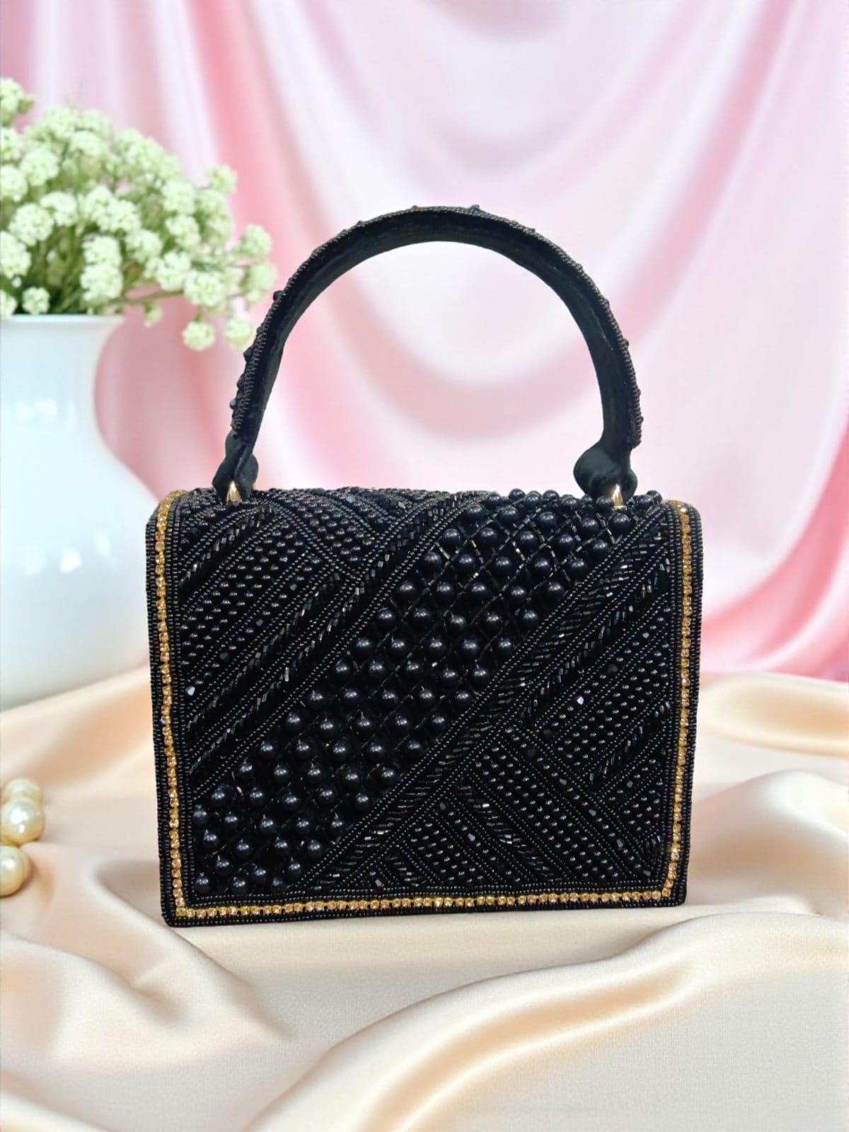 VRPS Flap Bag | Handcrafted Ethnic Bag | SWIS-3549 | Additional Angle