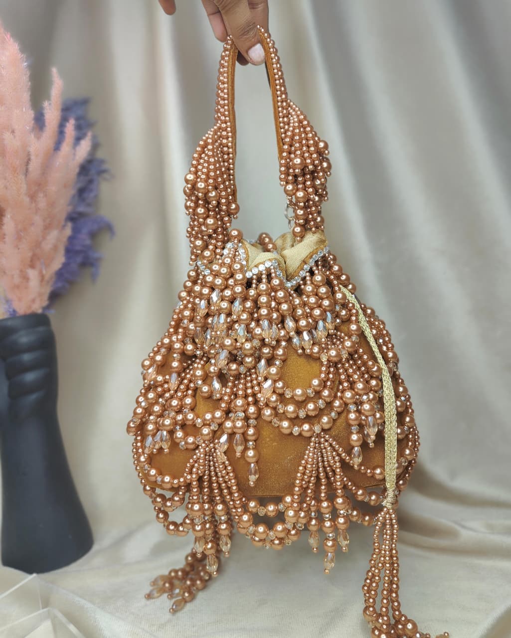 VRPS Potli Bag | Handcrafted Ethnic Bag | SWIS-3556 | Additional Angle