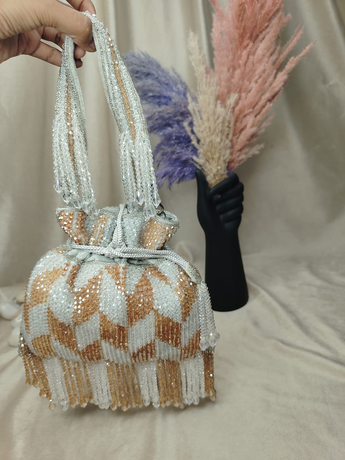 VRPS Potli Bag | Handcrafted Ethnic Bag | SWIS-3563 | Additional Angle