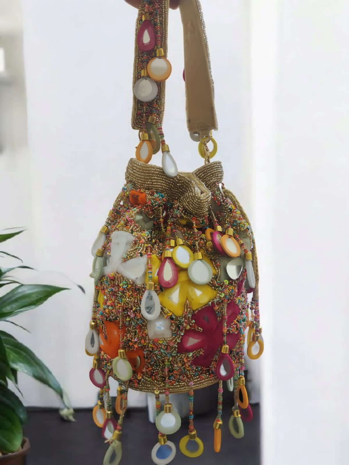 VRPS Flap Bag | Handcrafted Ethnic Bag | SWIS-3588 | Additional Angle