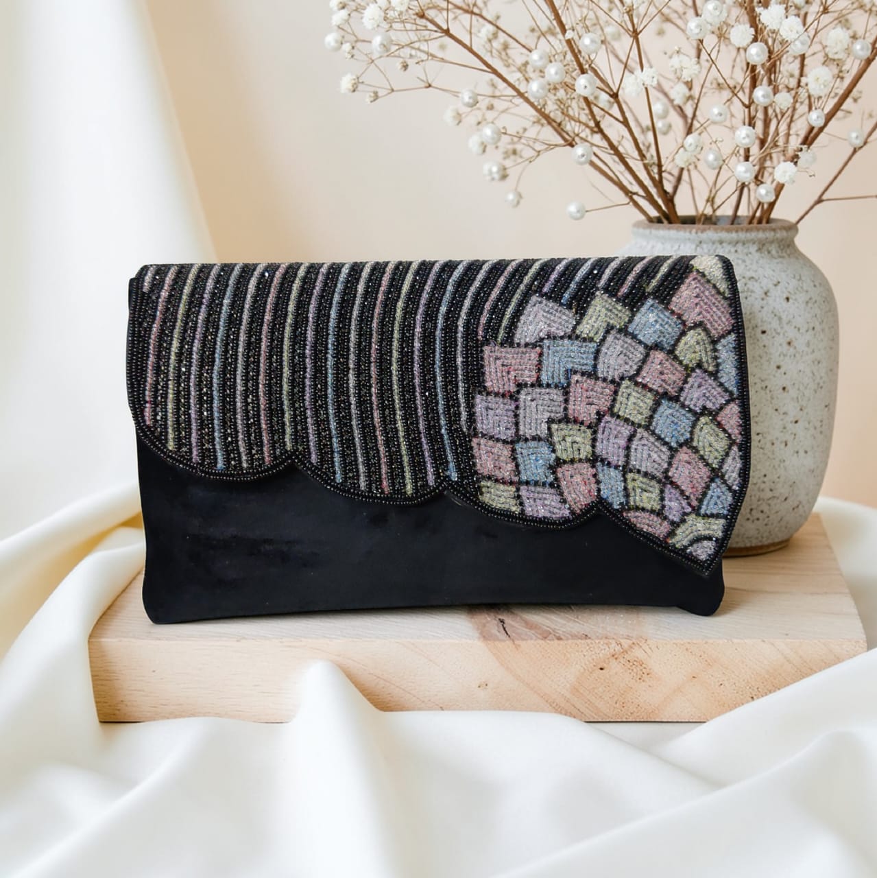 VRPS Flap Bag | Handcrafted Ethnic Bag | SWIS-3602 | Additional Angle