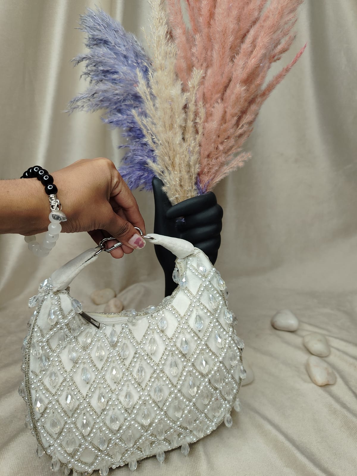 VRPS Moon Clutch | Handcrafted Ethnic Bag | SWIS-3629
