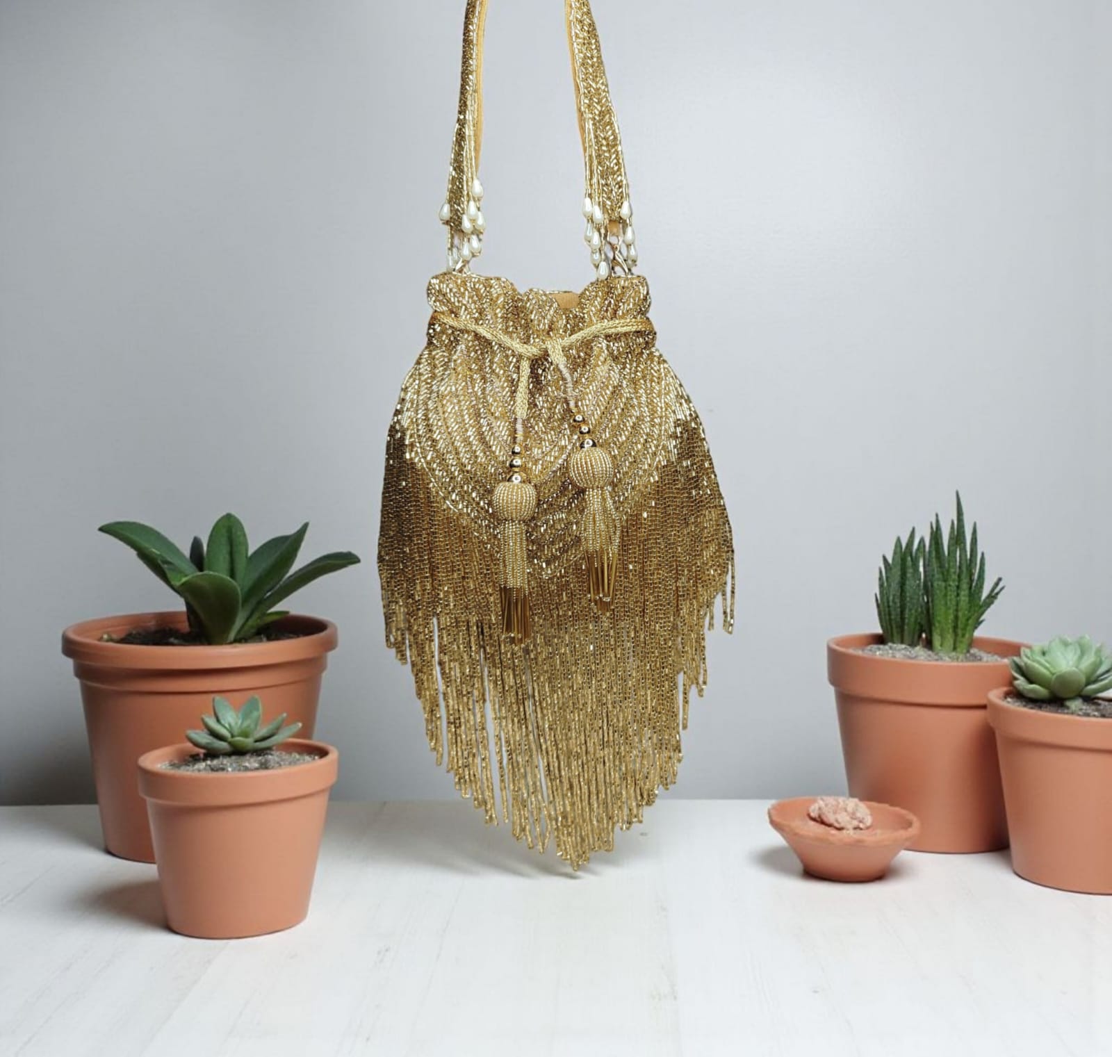 VRPS Potli Bag | Handcrafted Ethnic Bag | SWIS-3633 | Additional Angle