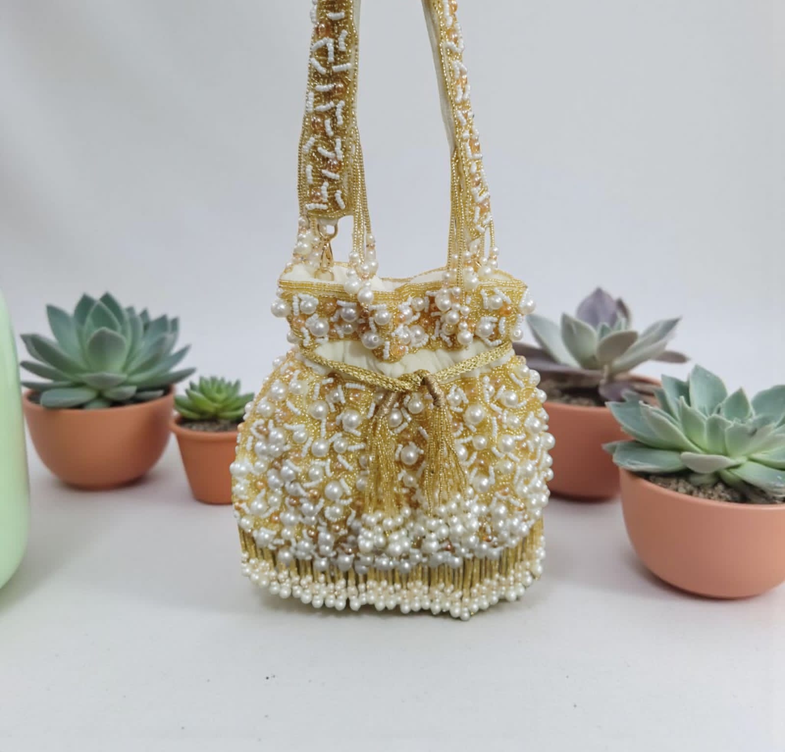 VRPS Potli Bag | Handcrafted Ethnic Bag | SWIS-3634 | Additional Angle
