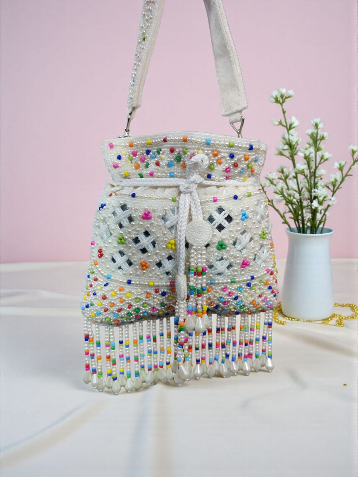 VRPS Potli Bag | Handcrafted Ethnic Bag | SWIS-3653 | Additional Angle