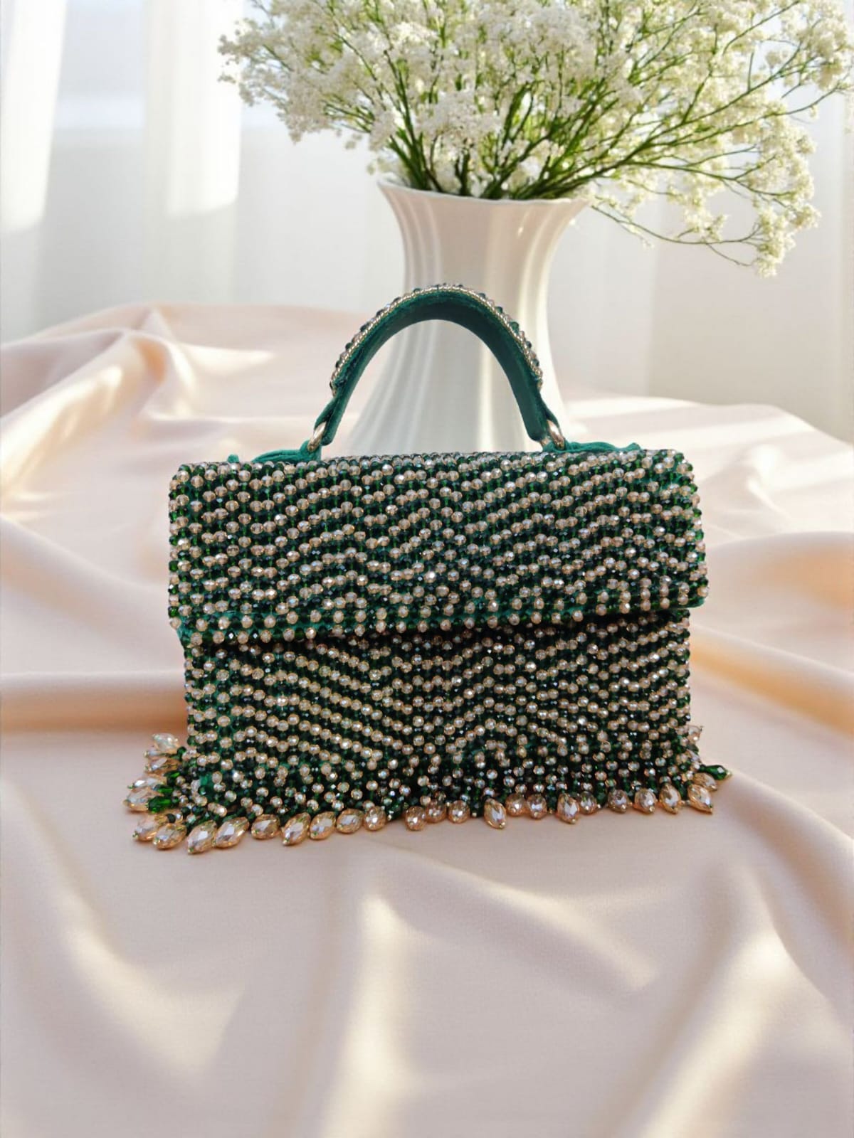 VRPS Flap Bag | Handcrafted Ethnic Bag | SWIS-3658 | Additional Angle