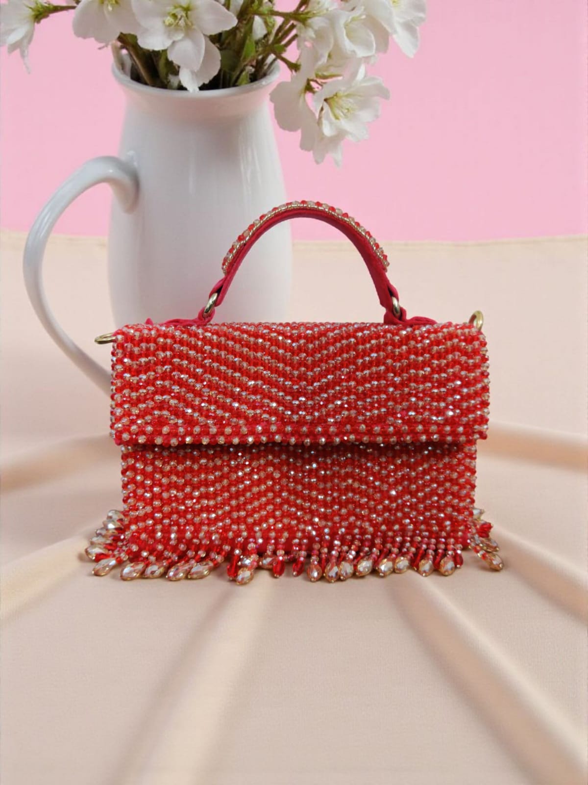 VRPS Flap Bag | Handcrafted Ethnic Bag | SWIS-3660 | Additional Angle
