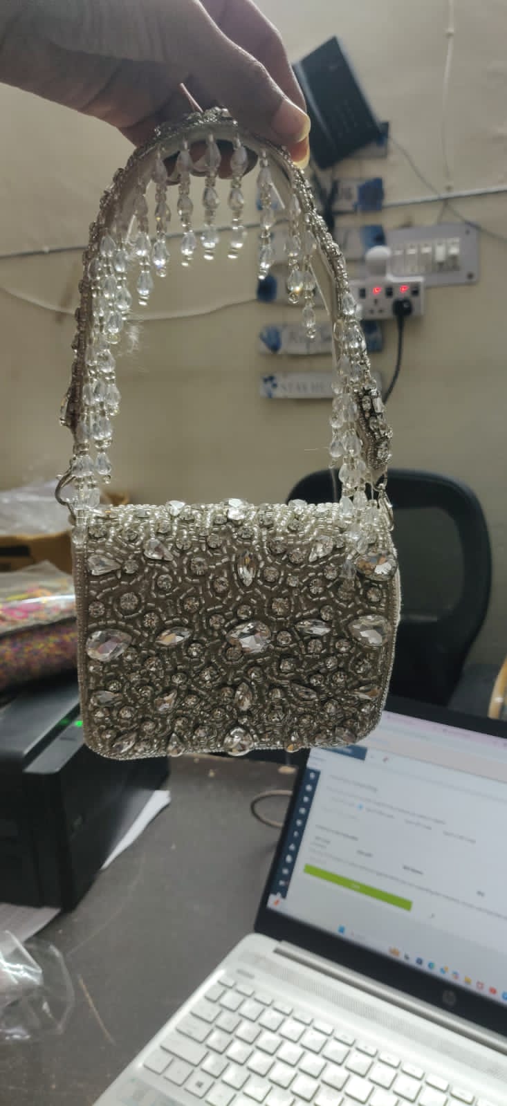 VRPS Flap Bag | Handcrafted Ethnic Bag | SWIS-3667 | Additional Angle