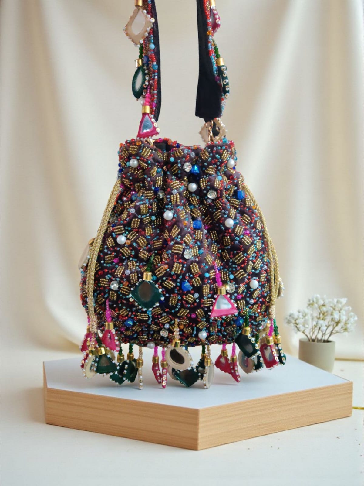 VRPS Potli Bag | Handcrafted Ethnic Bag | SWIS-3679 | Additional Angle