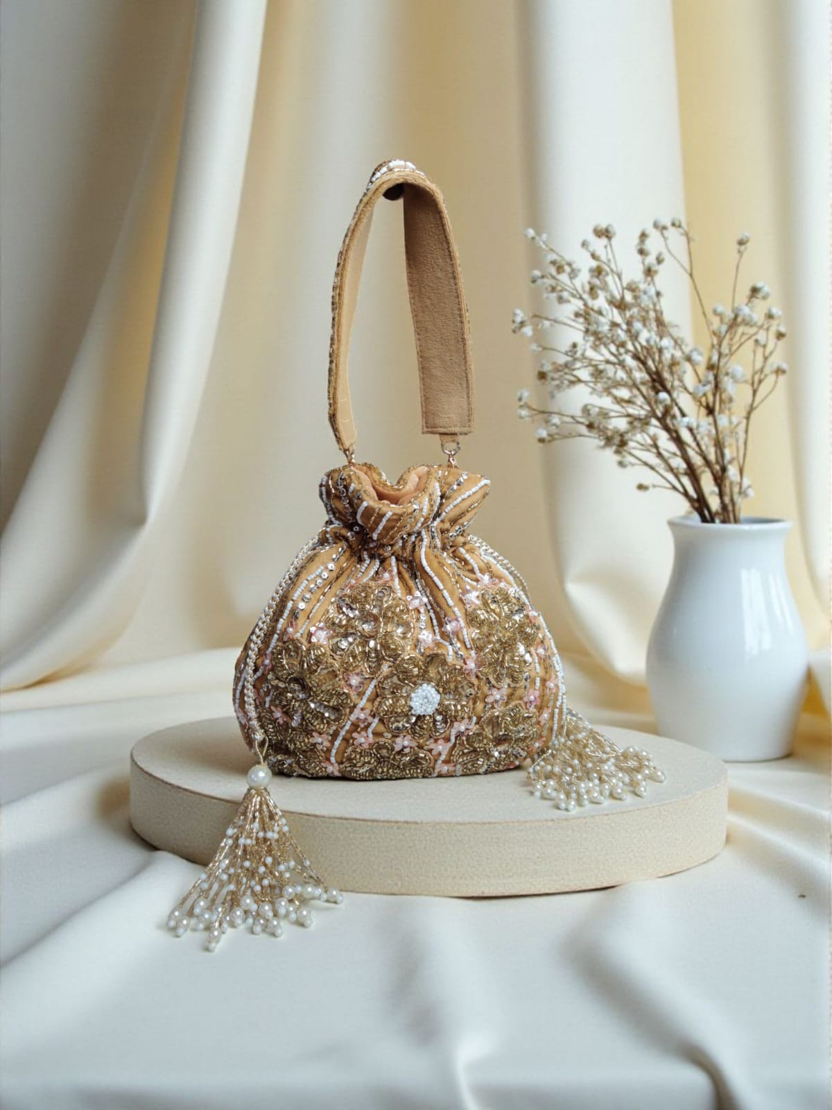 VRPS Potli Bag | Handcrafted Ethnic Bag | SWIS-3684 | Additional Angle