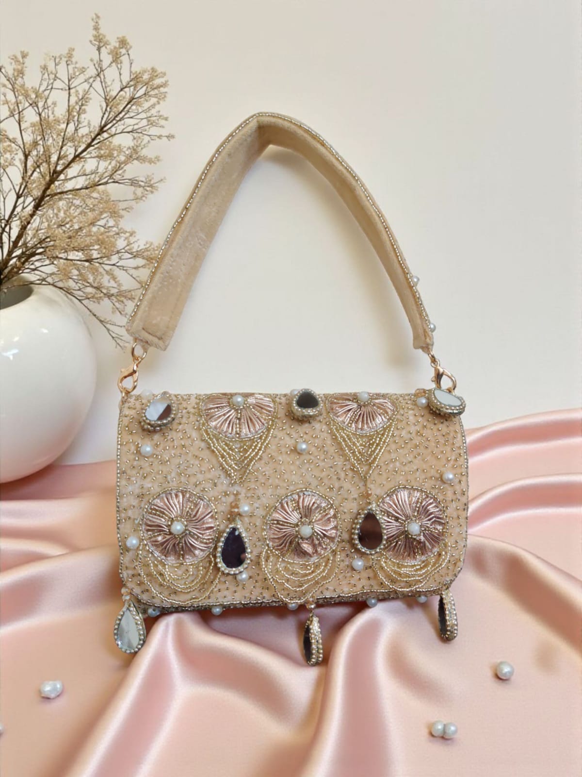 VRPS Flap Bag | Handcrafted Ethnic Bag | SWIS-3691 | Additional Angle