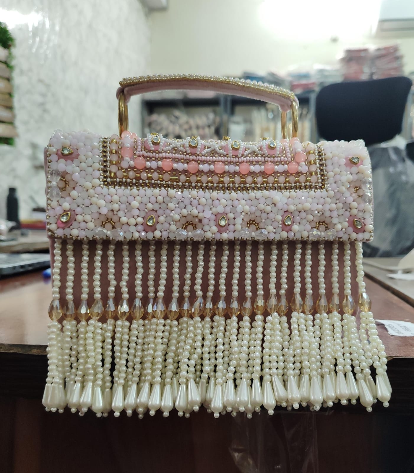 VRPS Flap Bag | Handcrafted Ethnic Bag | SWIS-3708 | Additional Angle