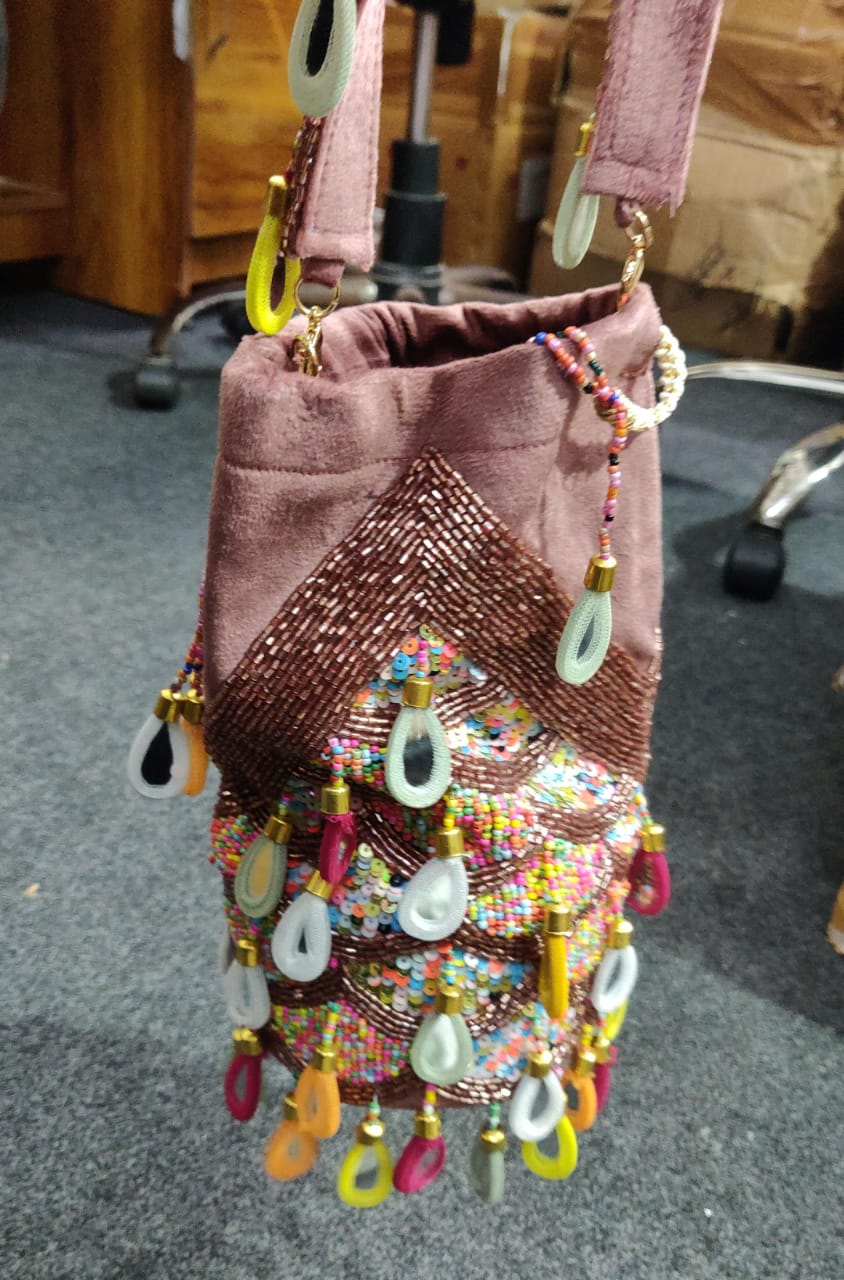 VRPS Potli Bag | Handcrafted Ethnic Bag | SWIS-3733 | Additional Angle