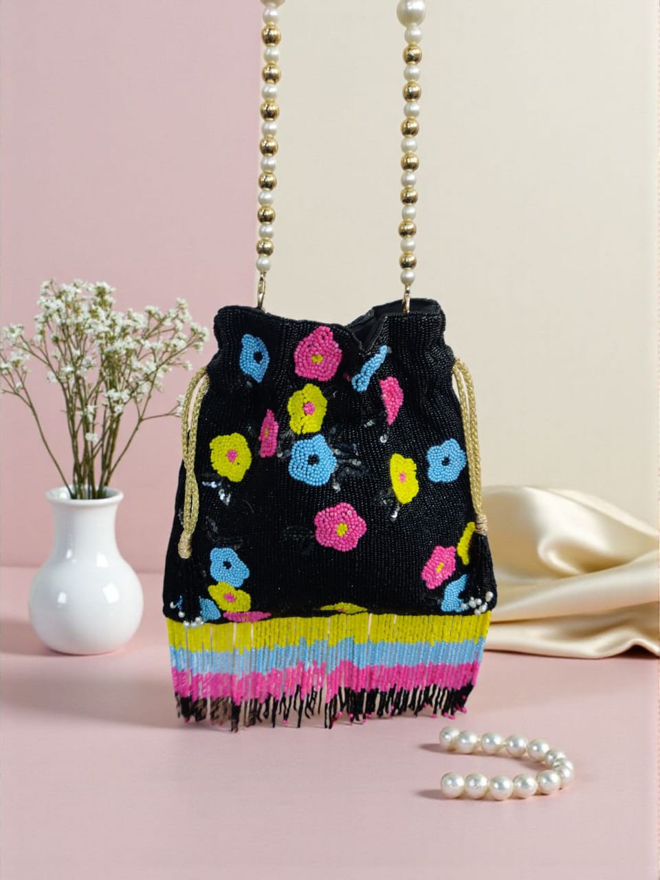 VRPS Potli Bag | Handcrafted Ethnic Bag | SWIS-3739 | Additional Angle