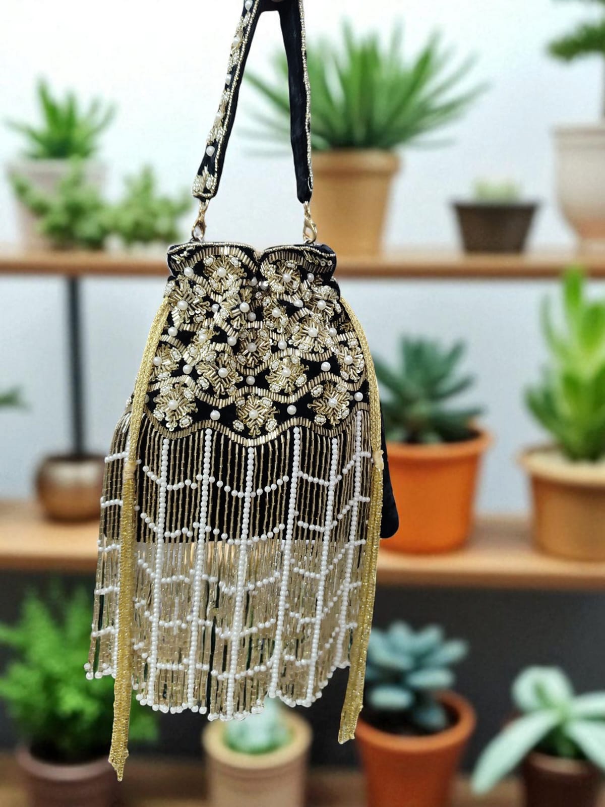 VRPS Potli Bag | Handcrafted Ethnic Bag | SWIS-3744 | Additional Angle