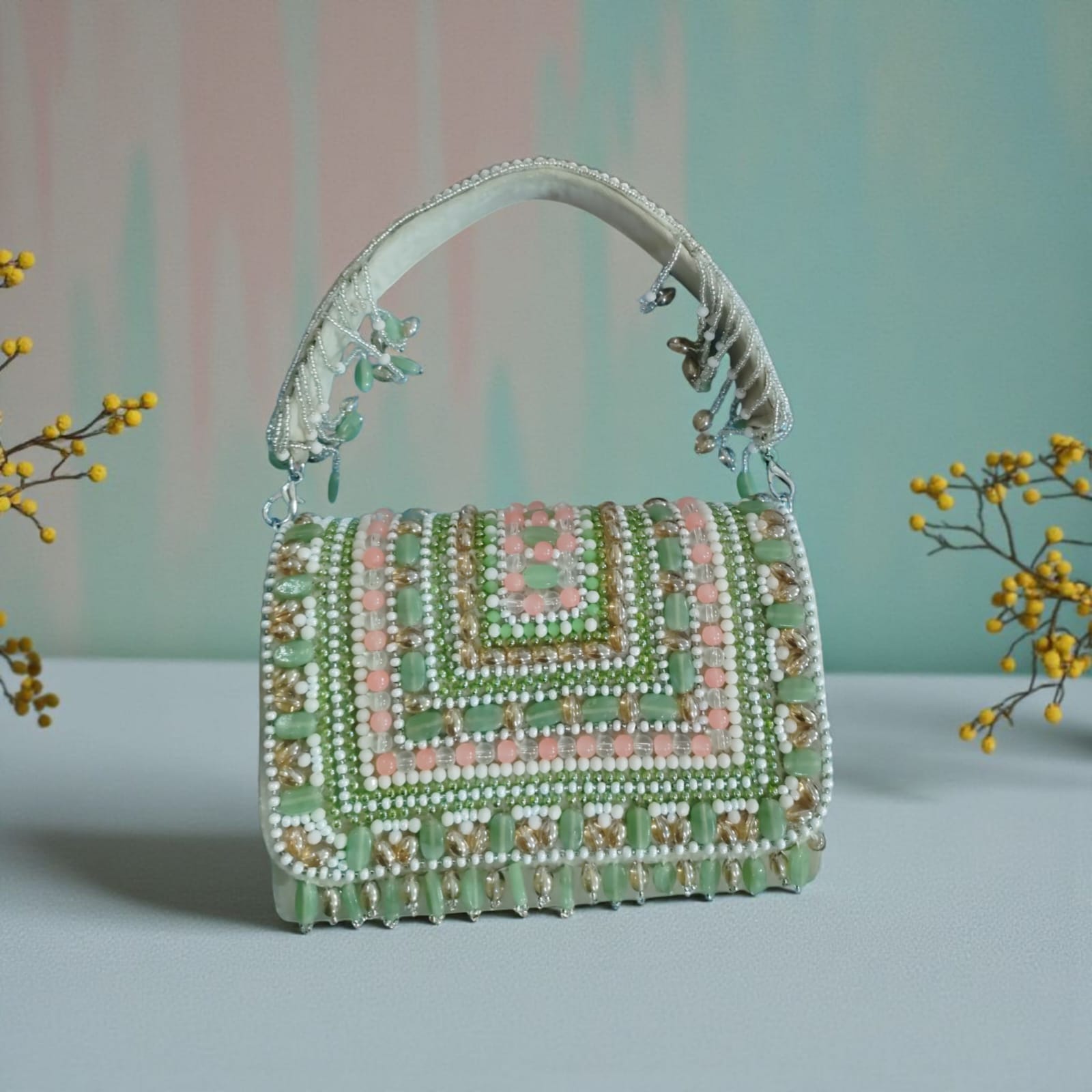 VRPS Flap Bag | Handcrafted Ethnic Bag | SWIS-3753 | Additional Angle