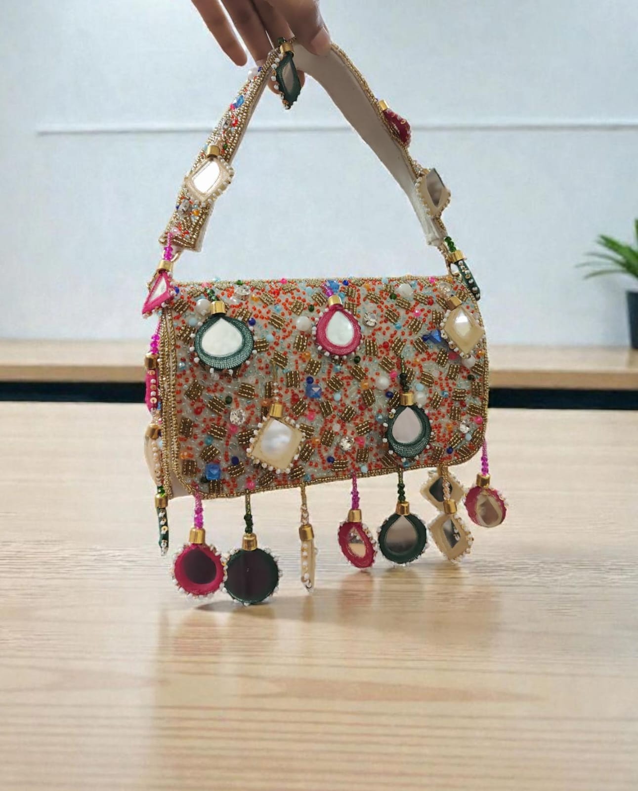 VRPS Flap Bag | Handcrafted Ethnic Bag | SWIS-3762