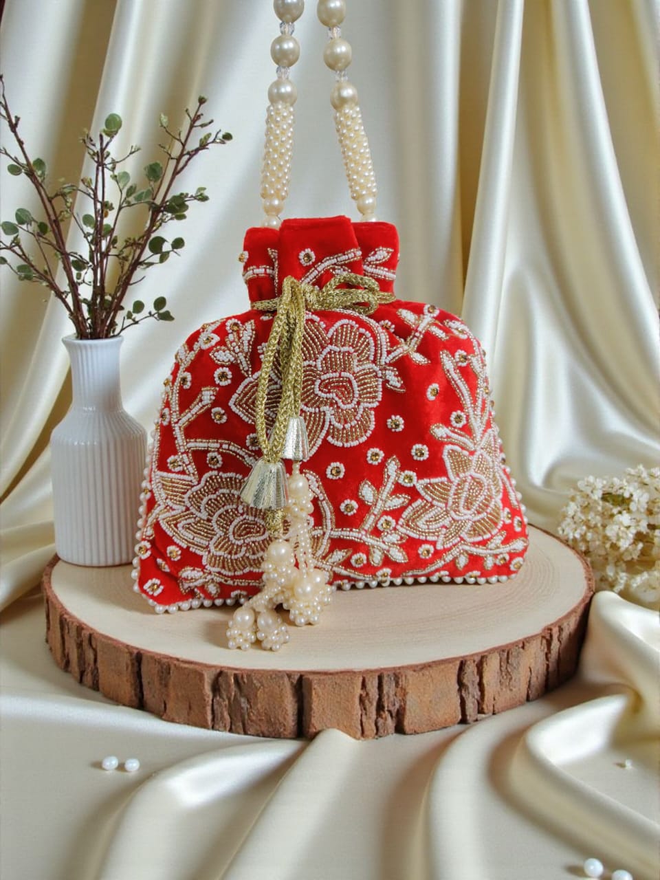 VRPS Potli Bag | Handcrafted Ethnic Bag | SWIS-3779 | Additional Angle