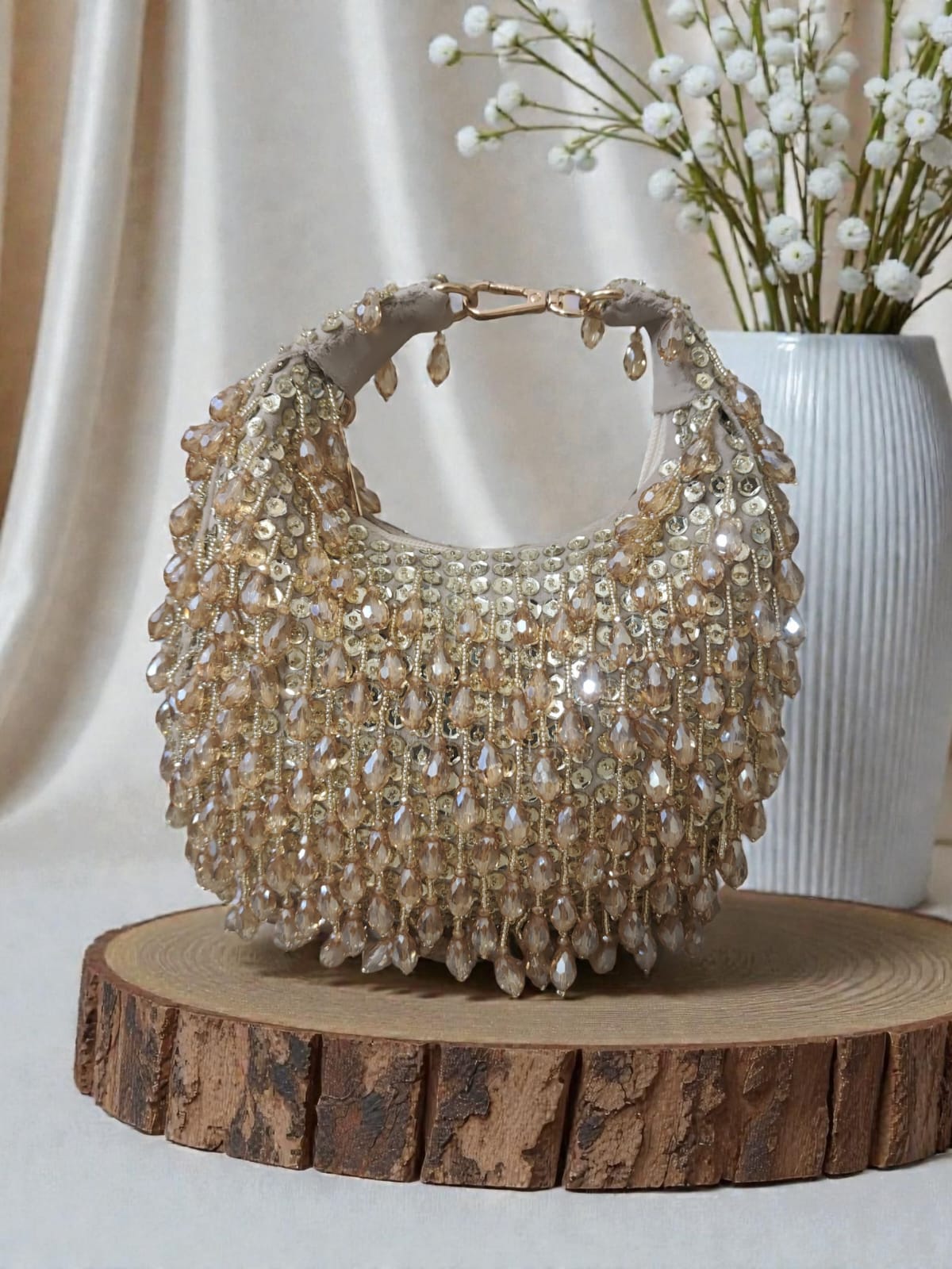 VRPS Moon Clutch | Handcrafted Ethnic Bag | SWIS-3827