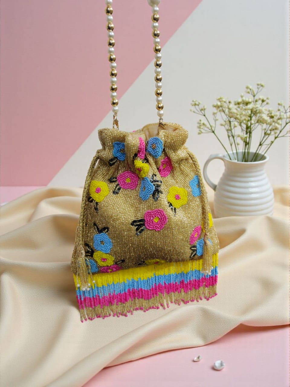 VRPS Potli Bag | Handcrafted Ethnic Bag | SWIS-3862 | Additional Angle