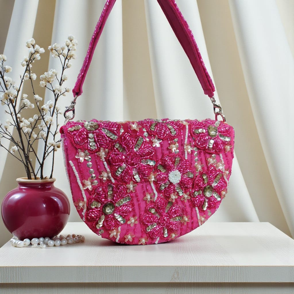 VRPS Flap Bag | Handcrafted Ethnic Bag | SWIS-3872 | Additional Angle