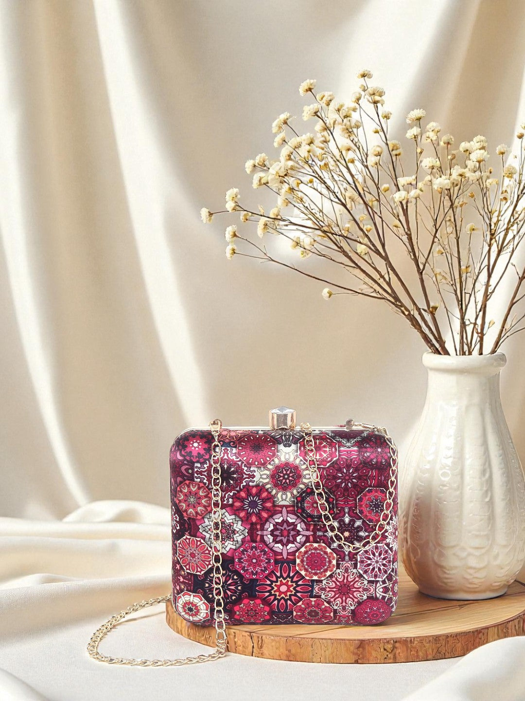 VRPS Printed Clutch | Handcrafted Ethnic Bag | SWIS-389