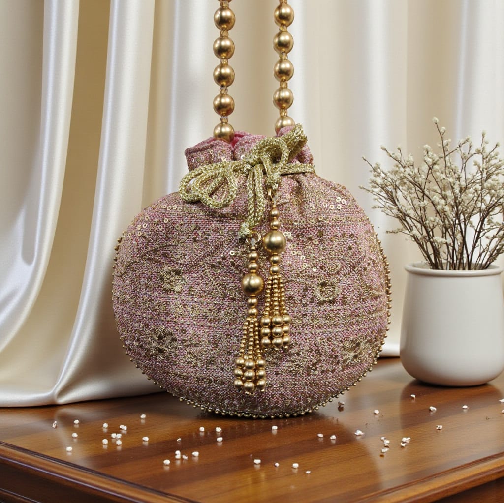 VRPS Potli Bag | Handcrafted Ethnic Bag | SWIS-3907 | Additional Angle