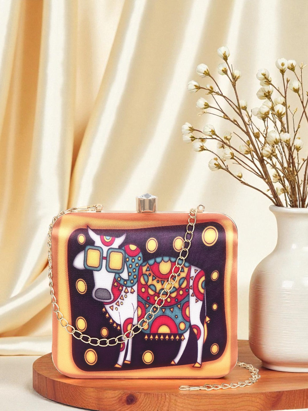 VRPS Printed Clutch | Handcrafted Ethnic Bag | SWIS-395