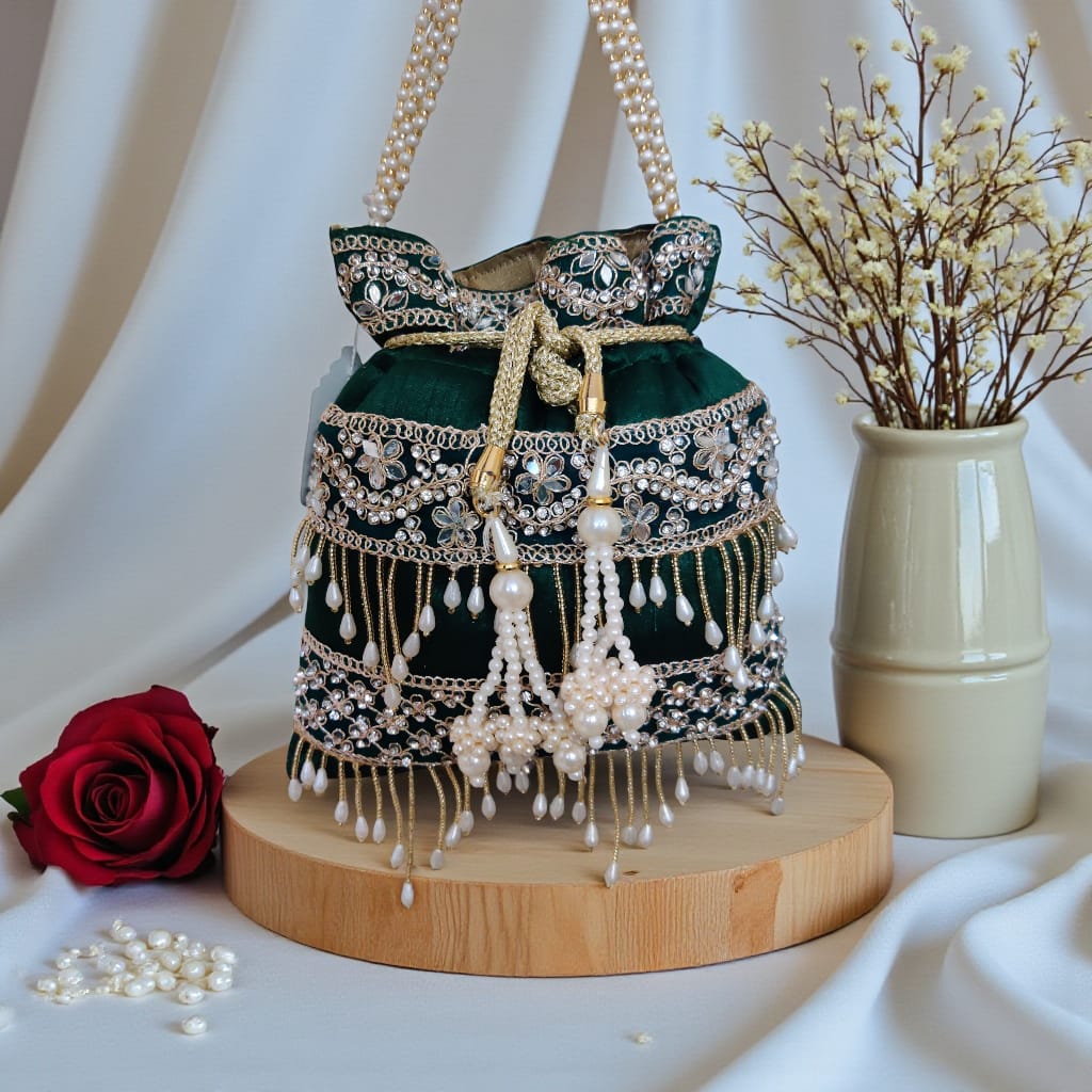 VRPS Potli Bag | Handcrafted Ethnic Bag | SWIS-3956 | Additional Angle