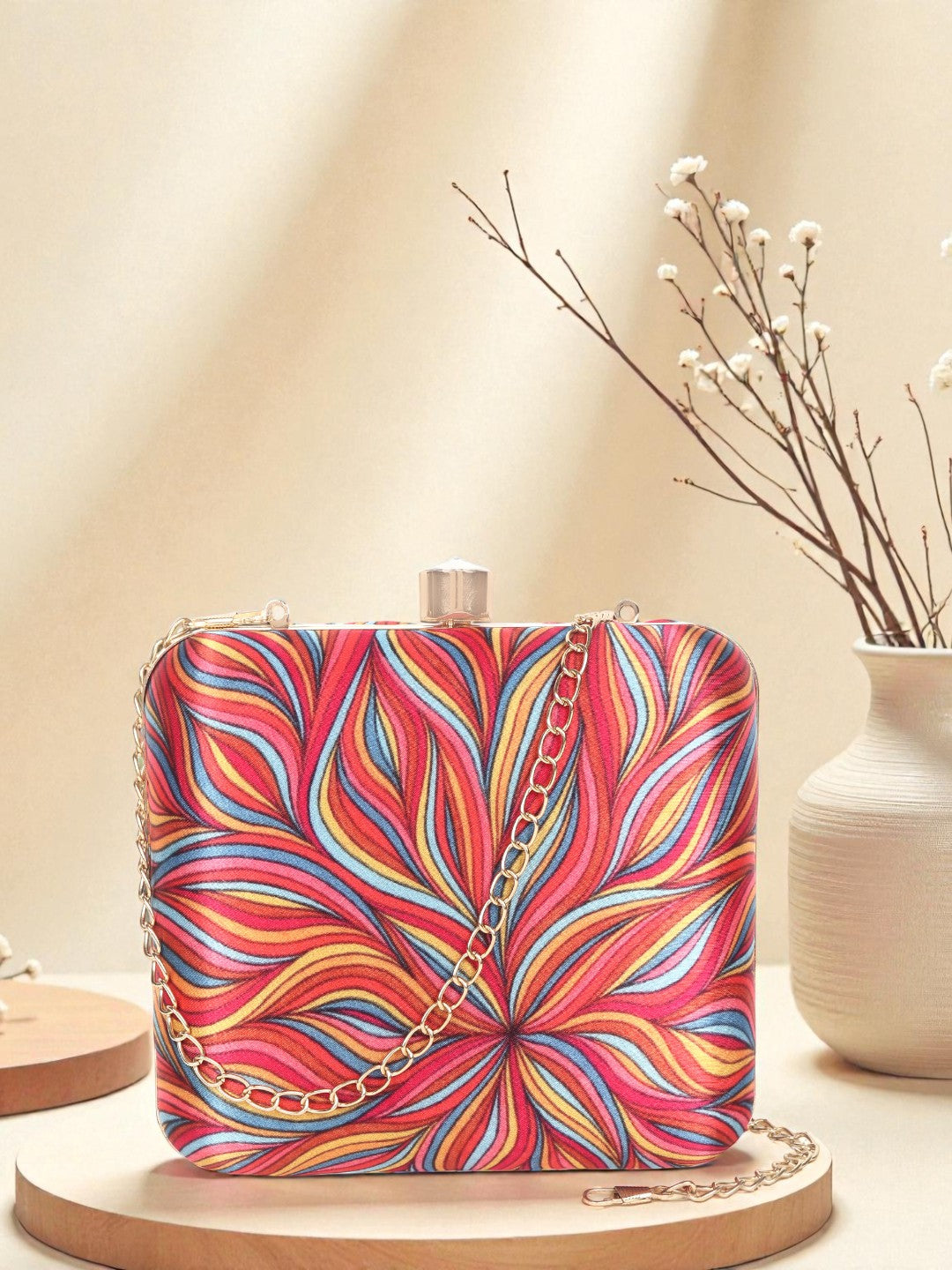 VRPS Printed Clutch | Handcrafted Ethnic Bag | SWIS-399