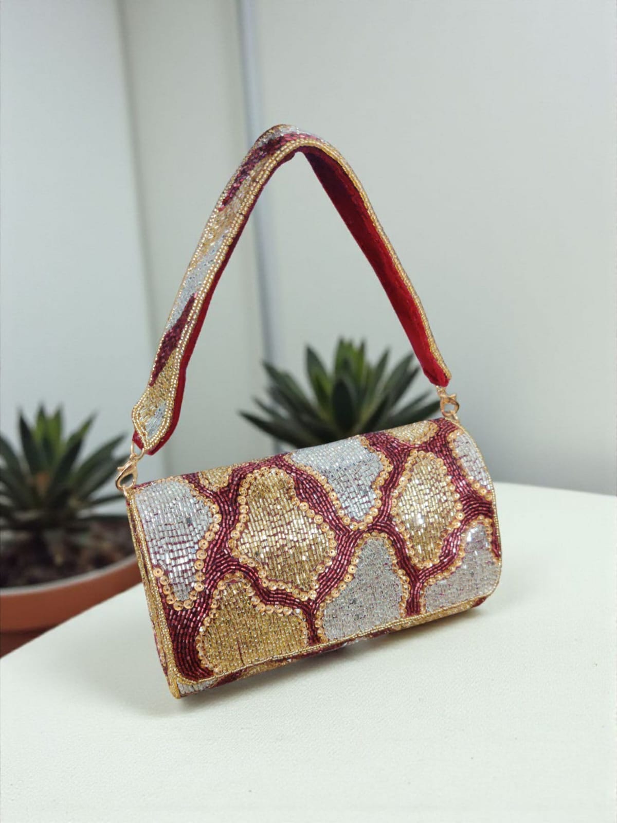 VRPS Flap Bag | Handcrafted Ethnic Bag | SWIS-4024