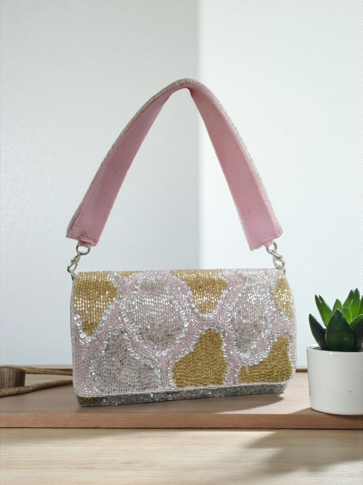 VRPS Flap Bag | Handcrafted Ethnic Bag | SWIS-4026 | Additional Angle