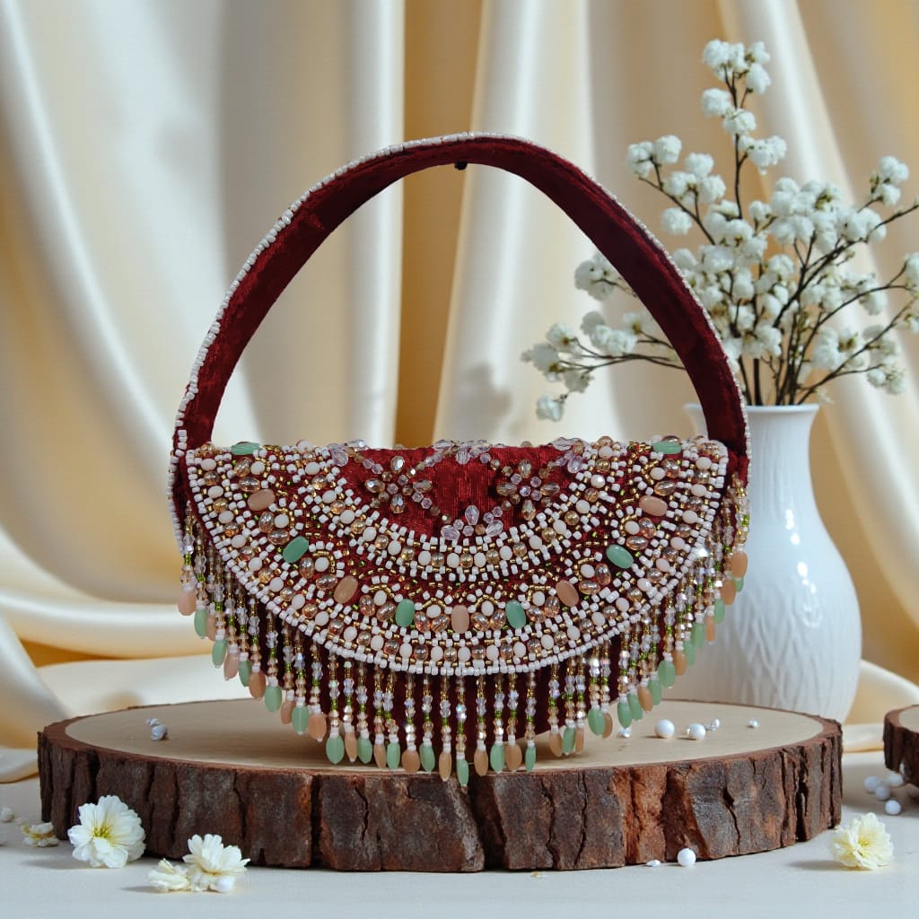 VRPS Flap Bag | Handcrafted Ethnic Bag | SWIS-4033 | Additional Angle