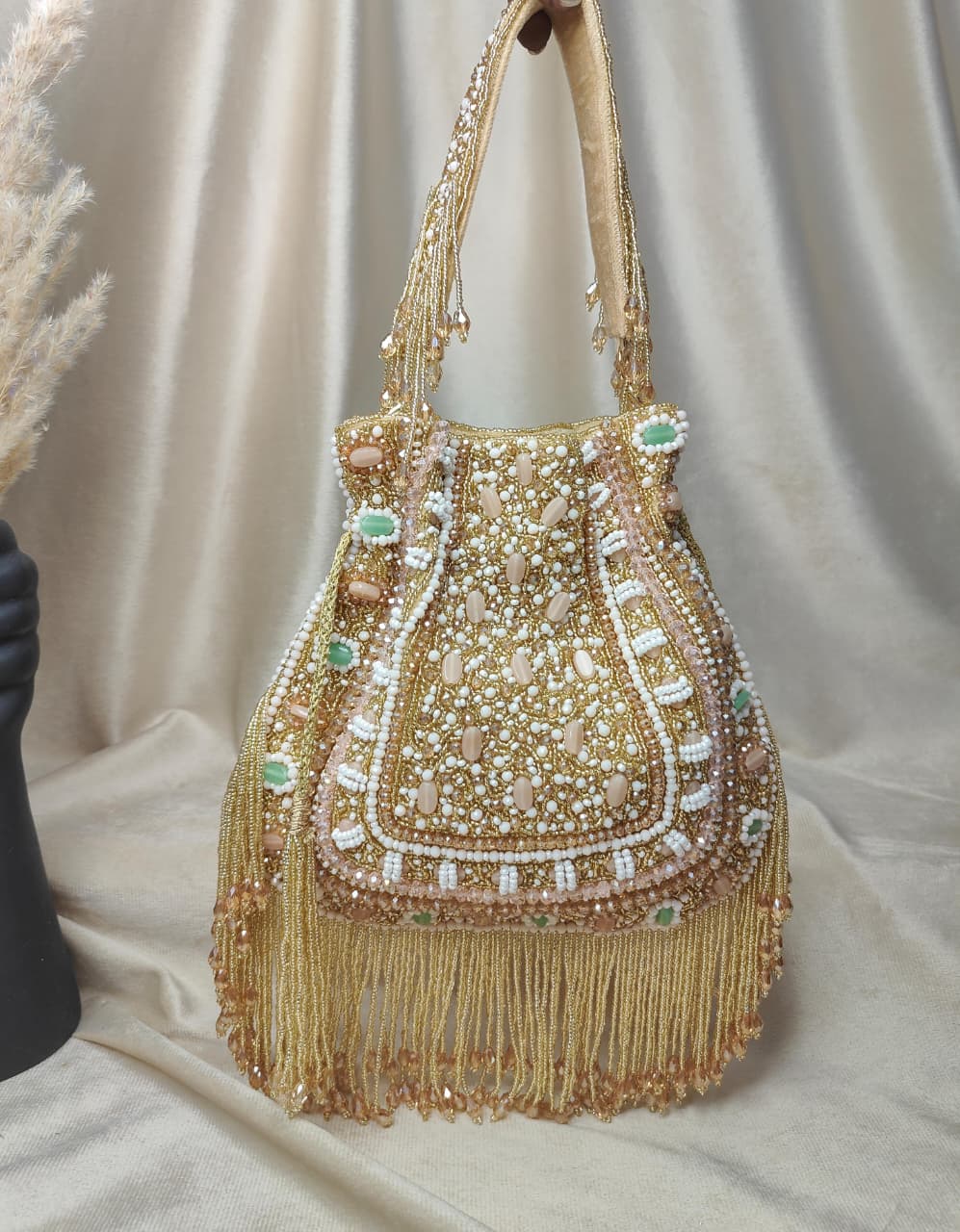 VRPS Potli Bag | Handcrafted Ethnic Bag | SWIS-4078 | Additional Angle